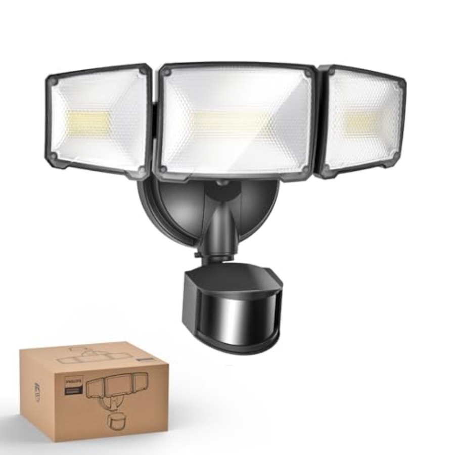 Motion Sensor Pir Wired - 7W 7400LM LED Security Lights w/PIR