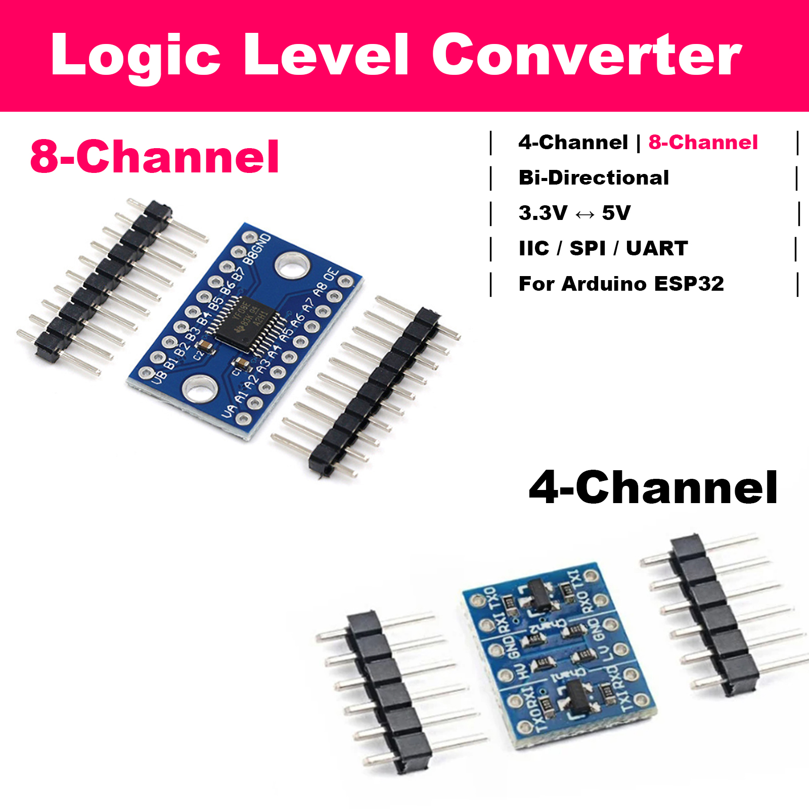 Bi-Directional Logic Level Shi – Level Shifter 3.3V Bewertung und Preis