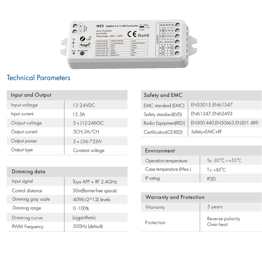 12V 24V 5in1 WiFi Zigbee Smart – Zigbee Coordinator Stick Bewertung und Preis