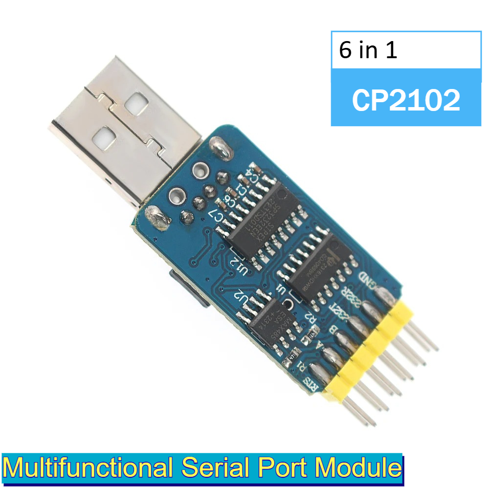 6 in 1 USB Serial Adapter CP21 – Level Shifter 3.3V Bewertung und Preis
