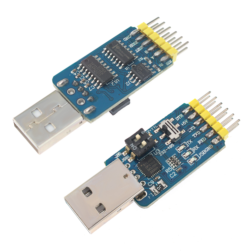 6 in 1 USB Serial Adapter CP21 – Level Shifter 3.3V Bewertung und Preis