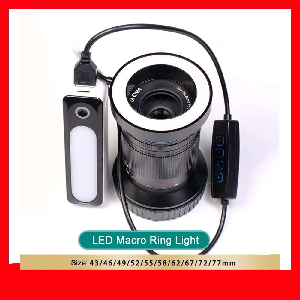 43~77mm Dimmable LED Macro Fla – Tasmota Flash Tool Bewertung und Preis