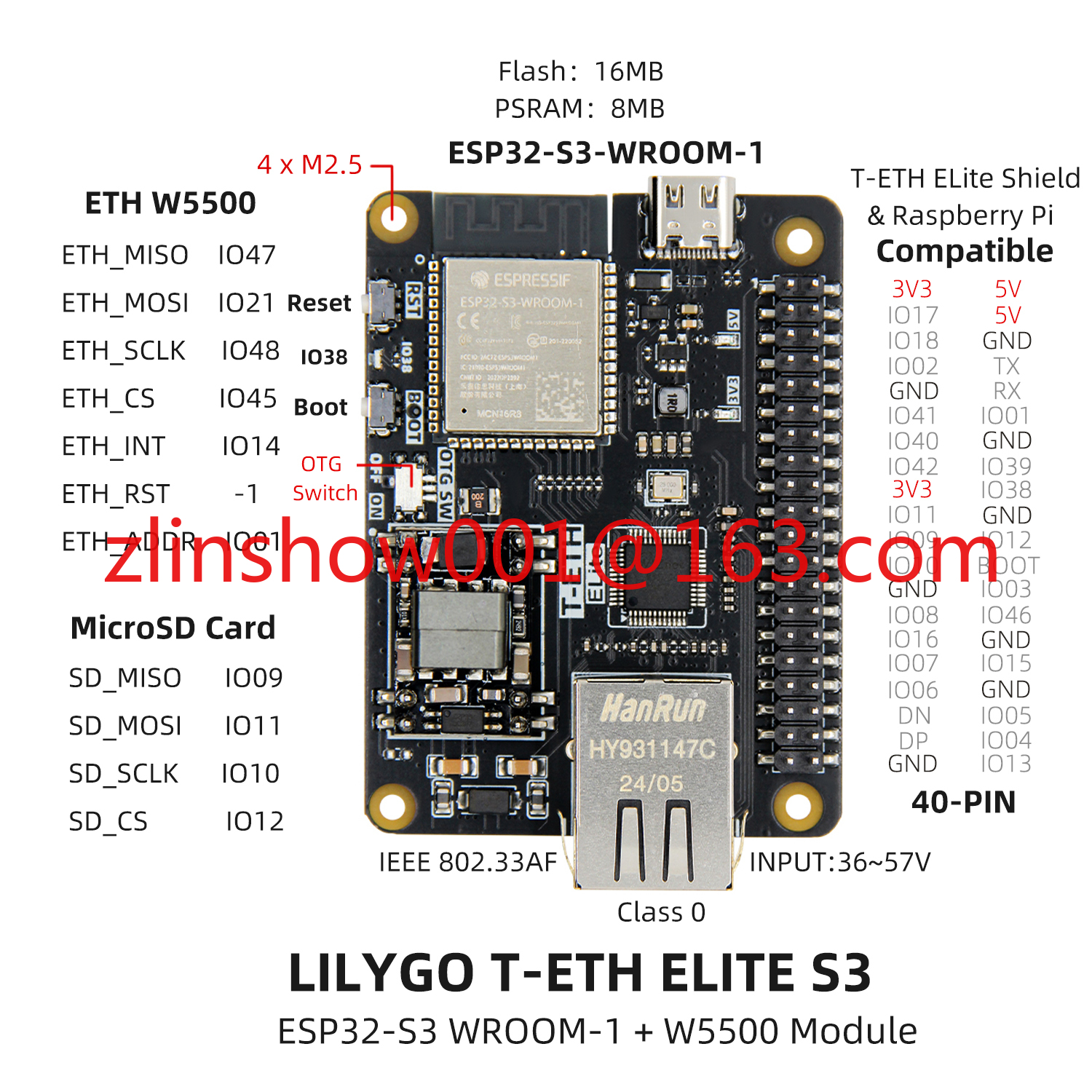 T-ETH-ELite ESP32-S3 Ethernet  – Ethernet Module W5500 Bewertung und Preis
