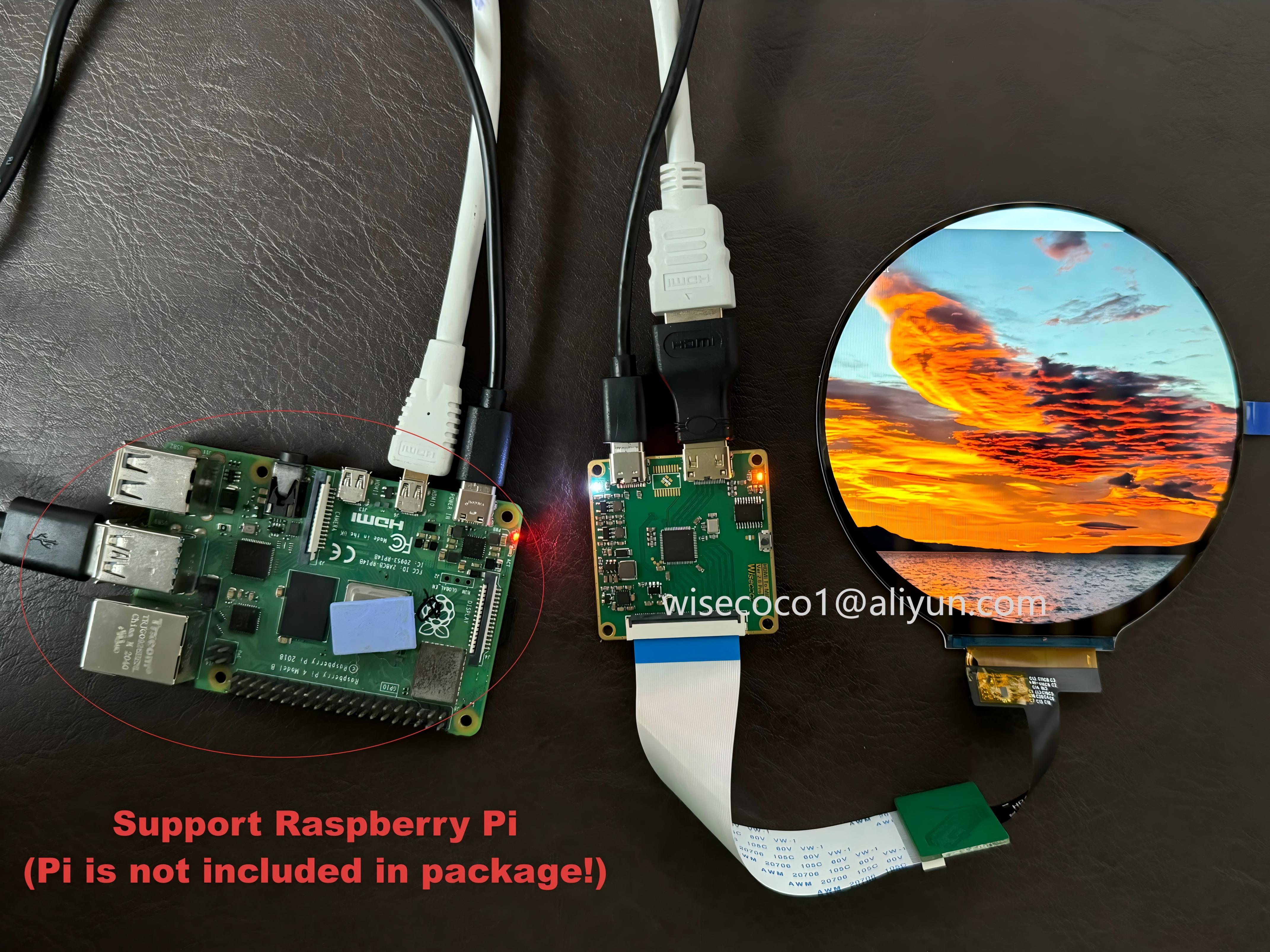 Wisecoco 4 Inch Round LCD Disp – Home Automation Raspberry Pi Bewertung und Preis