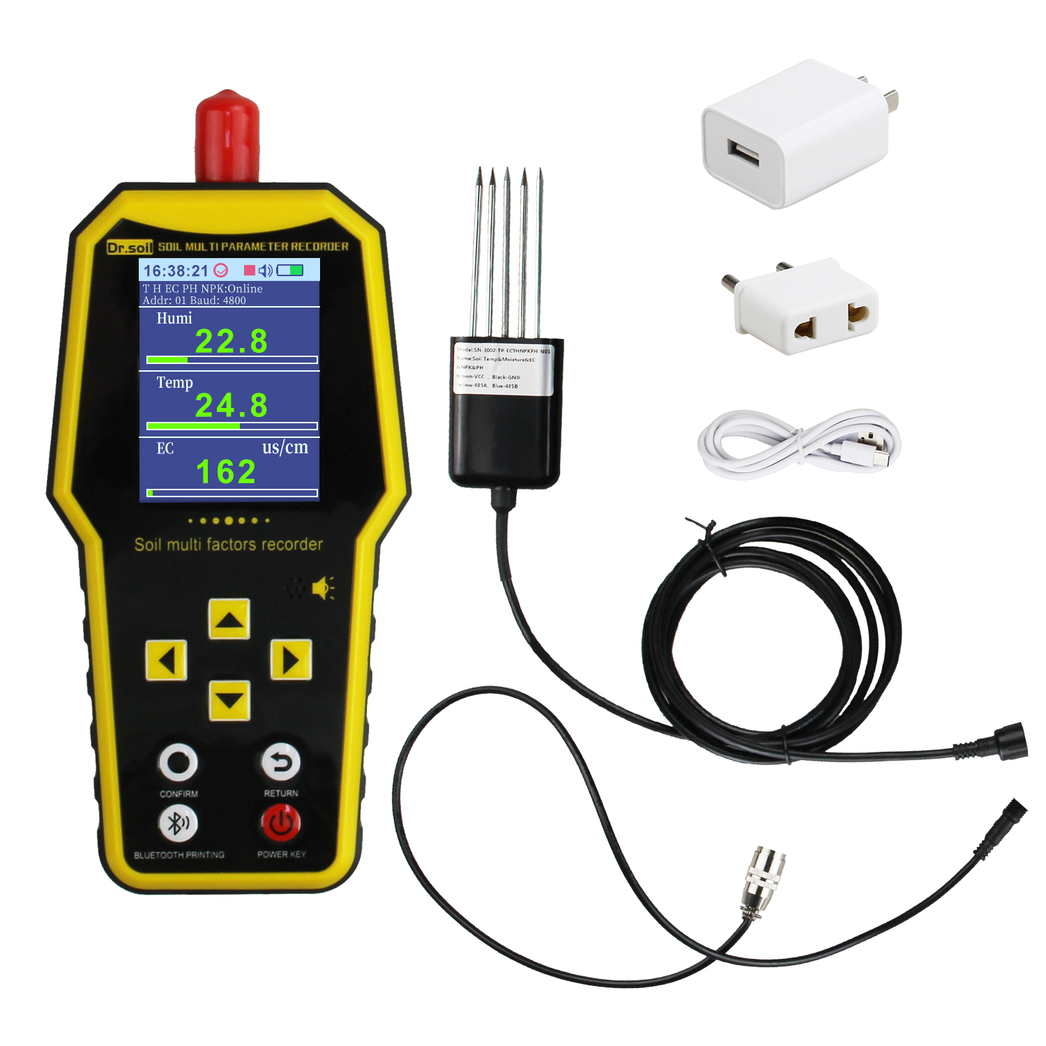 7 in 1 Portable Soil Moisture  – Temperature Humidity Sensor Bewertung und Preis