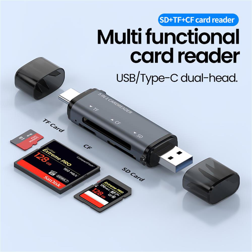 5 IN 1 USB Card Reader Type C  – Home Assistant Sd Bewertung und Preis