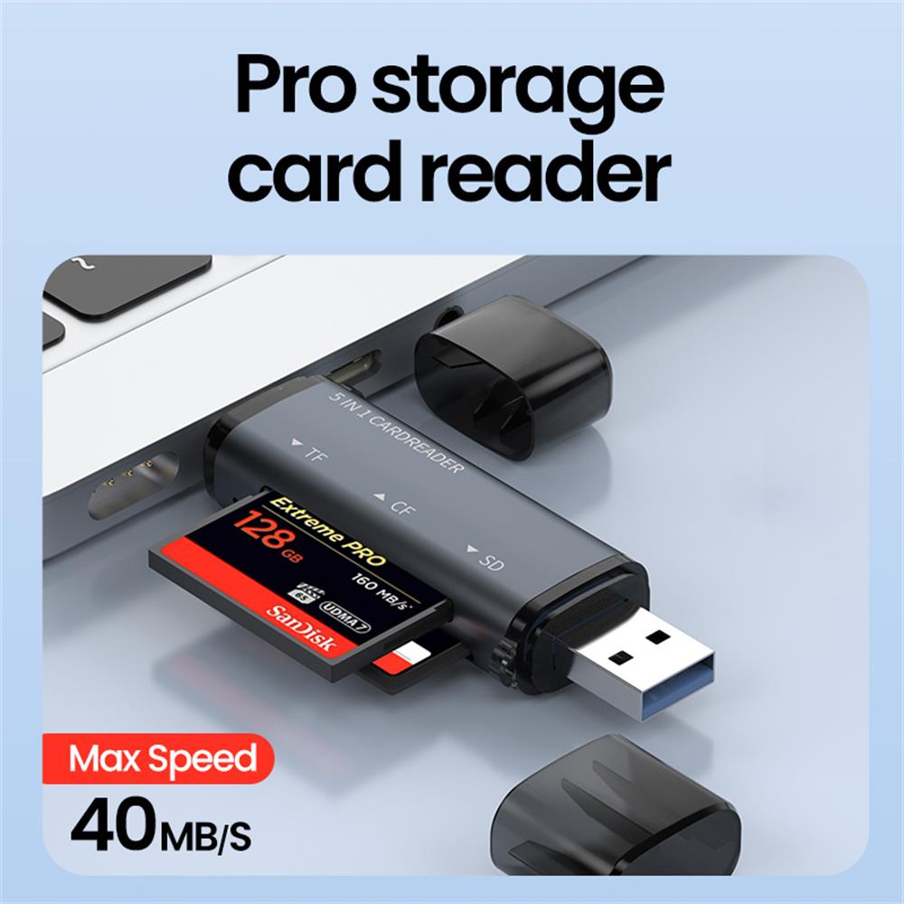 5 IN 1 USB Card Reader Type C  – Home Assistant Sd Bewertung und Preis