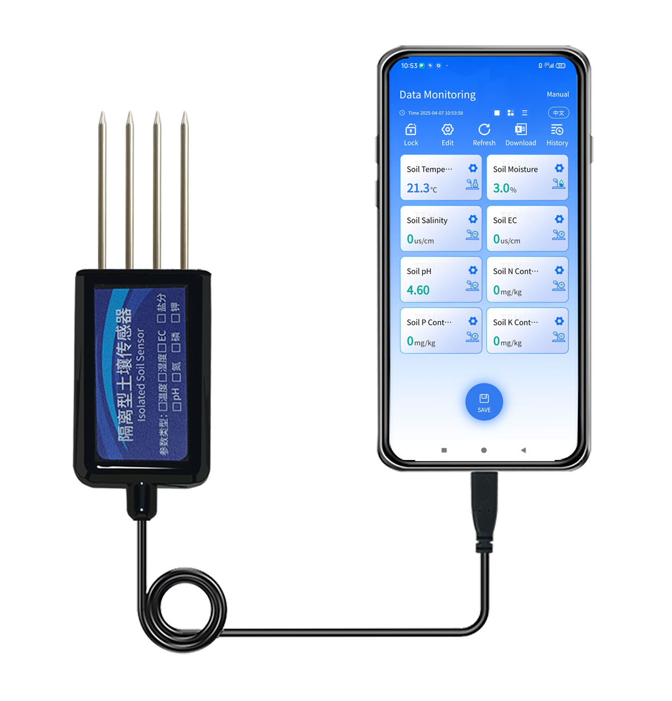 8 in 1 Digital Soil Sensor And – Temperature Humidity Sensor Bewertung und Preis