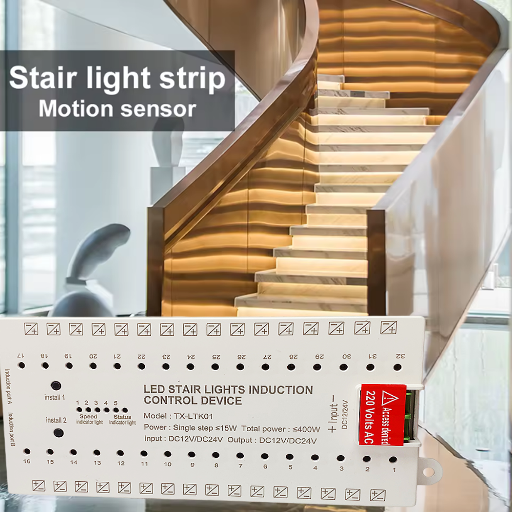 TX-LTK01 Stair Step LED Contro – Motion Sensor Pir Wired Bewertung und Preis