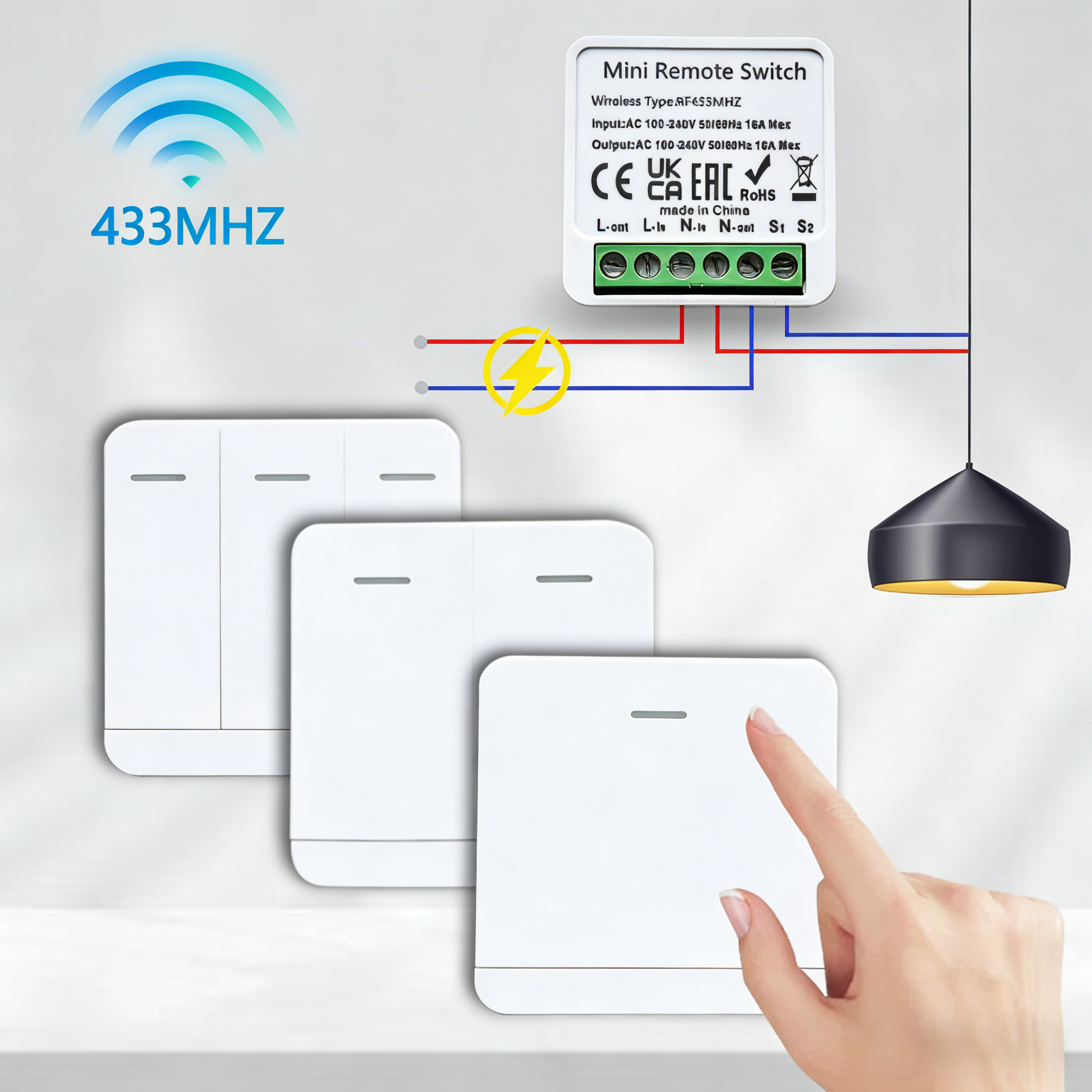 RF 433MHz Smart DIY Wireless S – Diy Home Automation System Bewertung und Preis