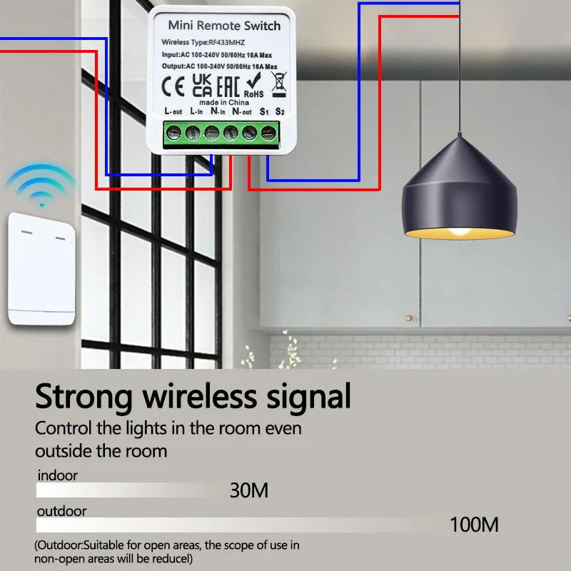 RF 433MHz Smart DIY Wireless S – Diy Home Automation System Bewertung und Preis