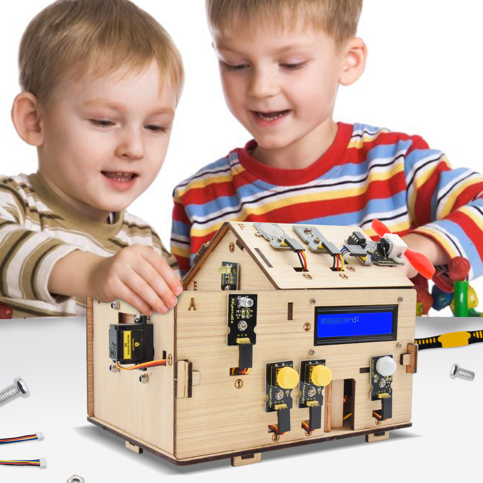 Keyestudio Smart Home Kit For  – Home Automation With Arduino Bewertung und Preis