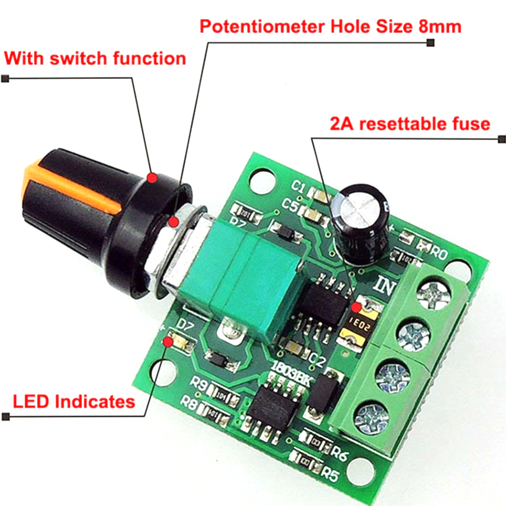 DC 1.8V 3V 5V 6V 12V 2A PWM Mo – Level Shifter 3.3V Bewertung und Preis
