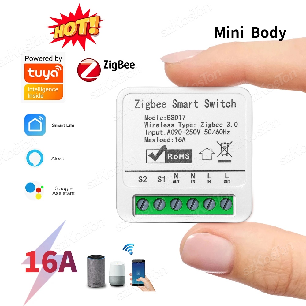 16A Tuya ZigBee Smart Switch M – Diy Home Automation Hub Bewertung und Preis